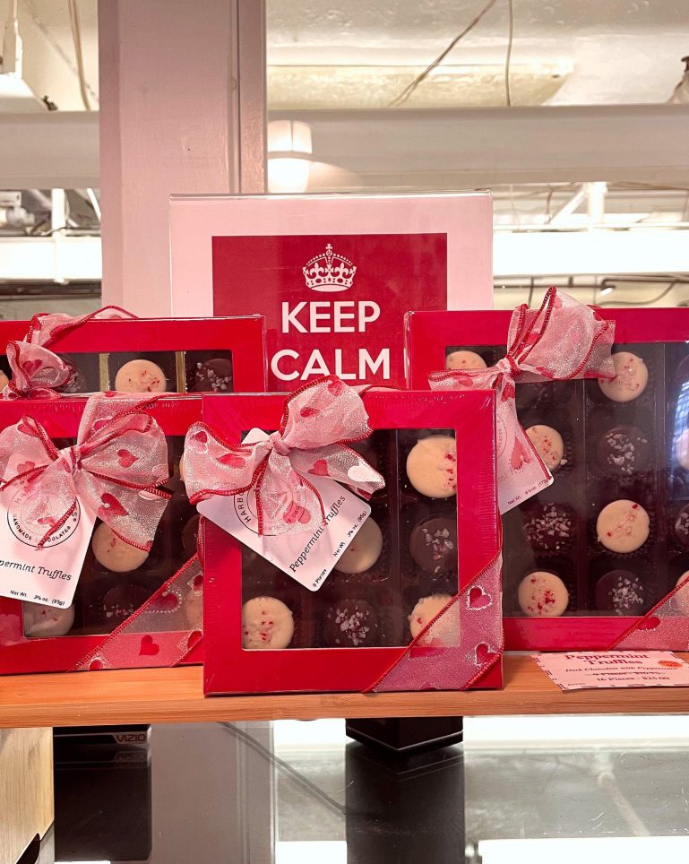 Valentine's Chocolate display