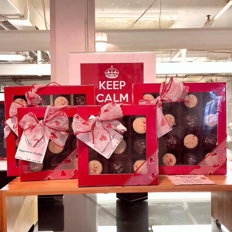Valentine's Chocolate display