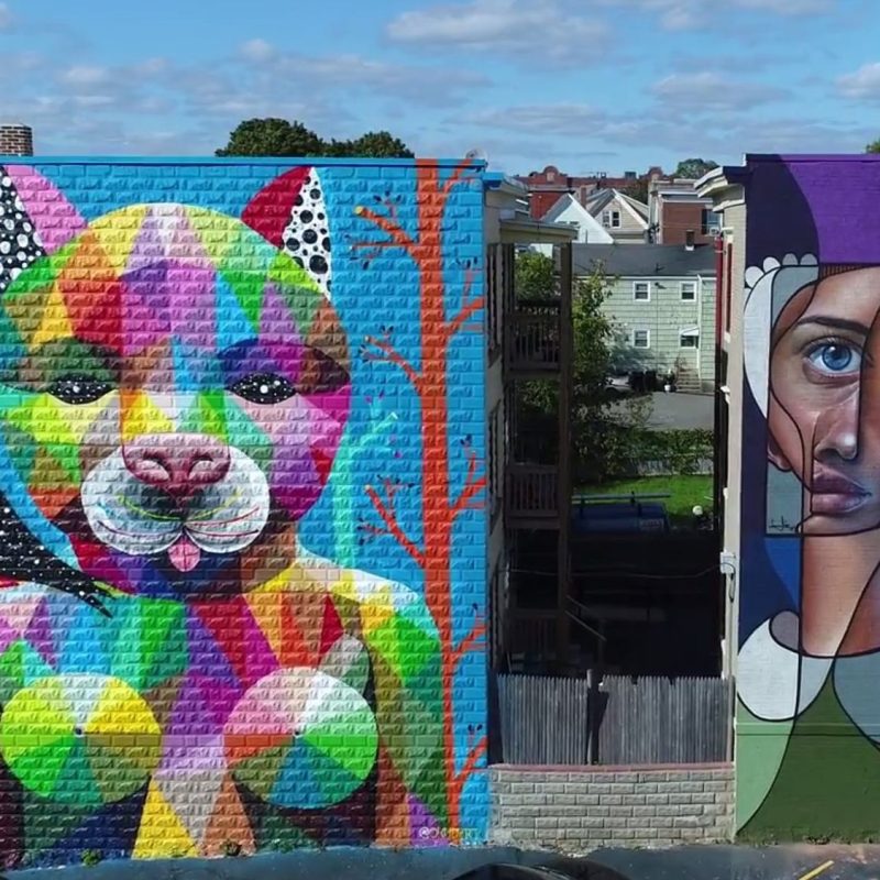 Murals in Salem, Massachusetts
