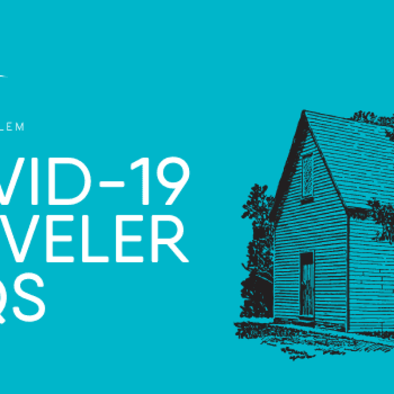 Covid-19 Traveler FAQs graphic