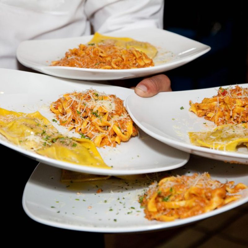 Plated dinner from Adriatic Restaurant