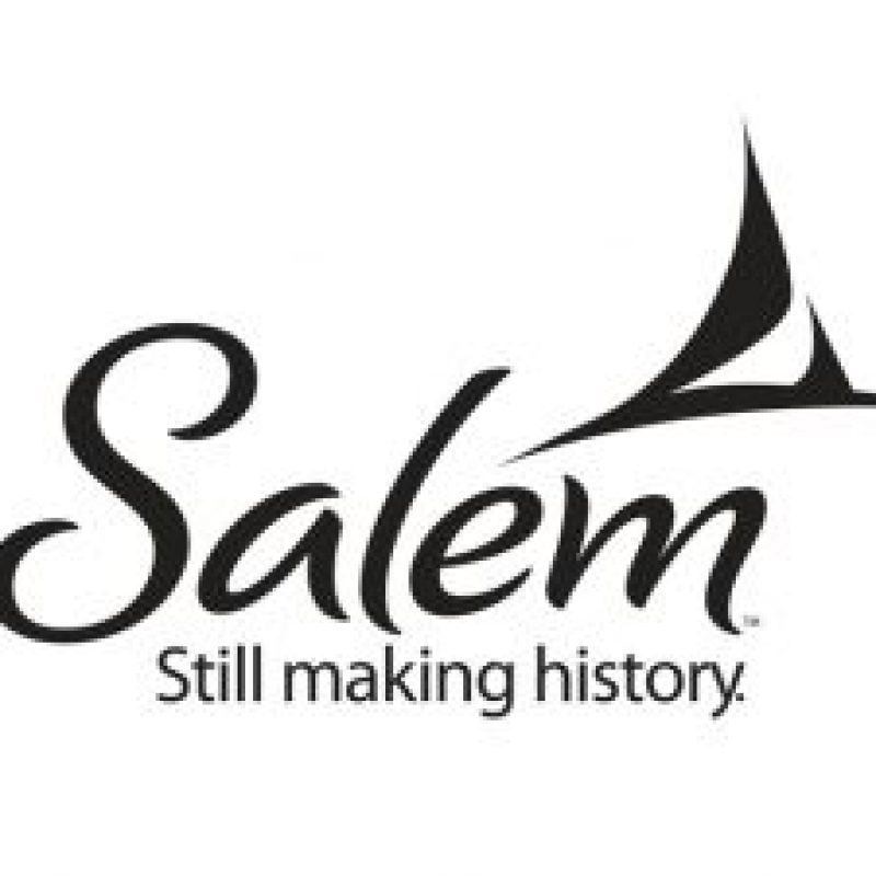 Destination Salem logo black and white