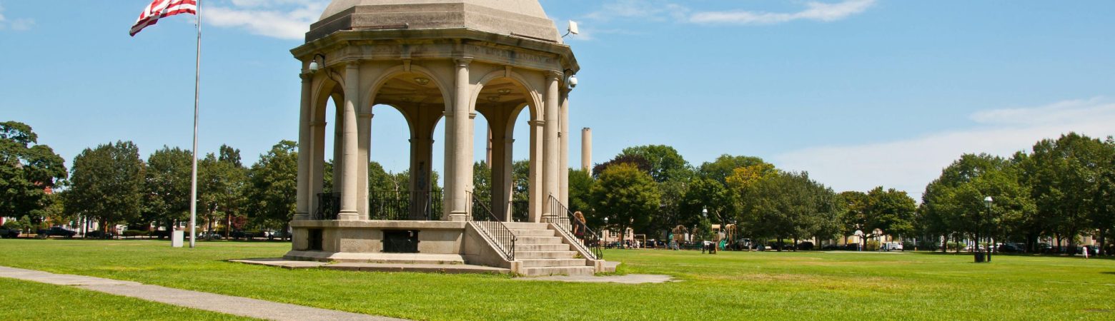 park in downtown salem, massachusetts. usa