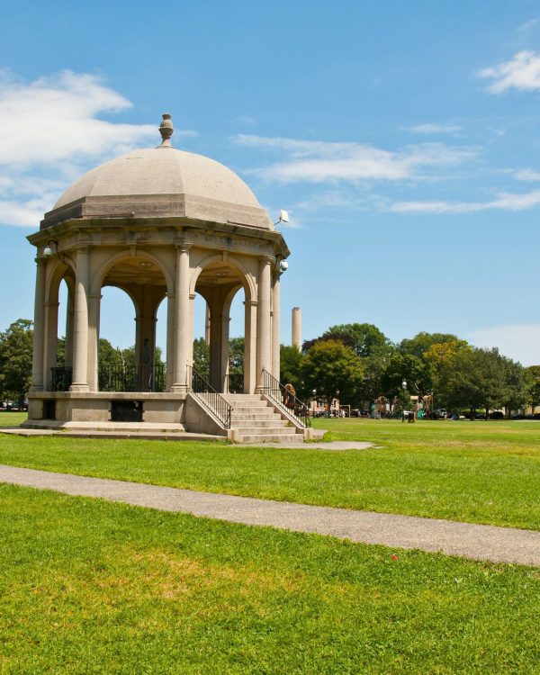 park in downtown salem, massachusetts. usa