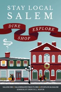 Stay Local Salem postcard 