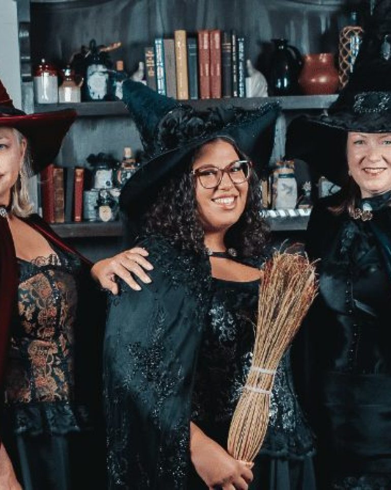 Destination Salem staff at Witch Pix