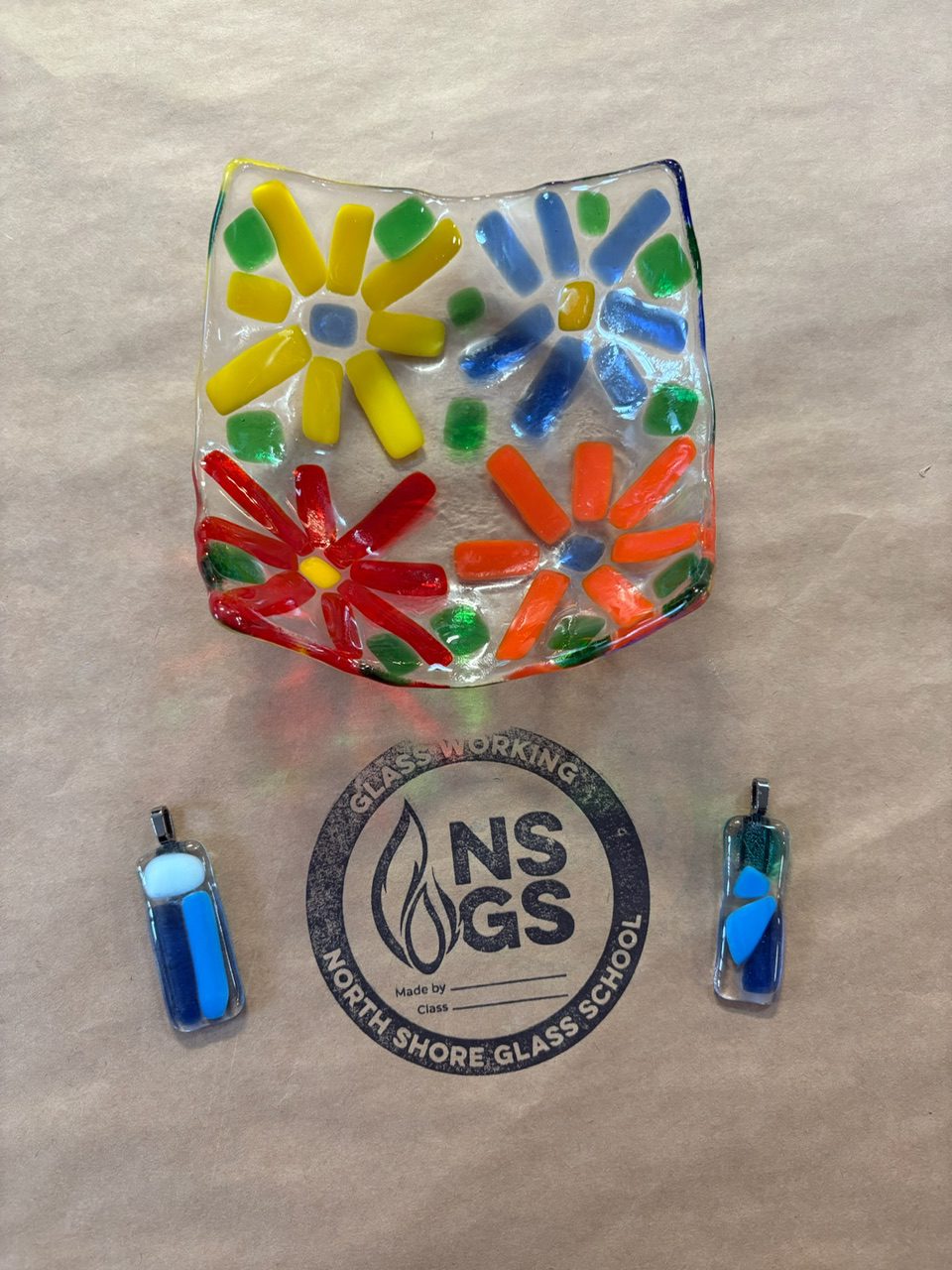 Mother's Day Fused Glass Class at NSGS
