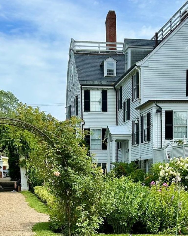 Garden behind the Ropes Mansion