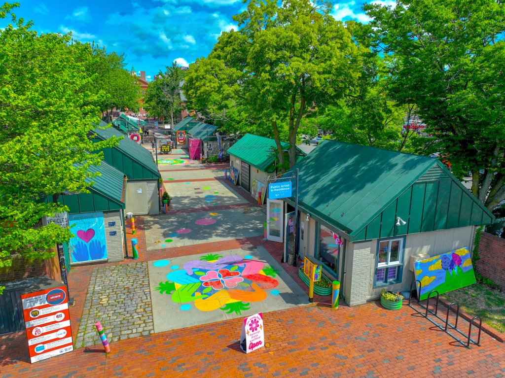 Artists Row - photo credit_Witch City Websites - by Cup O Code Marketing & Websites