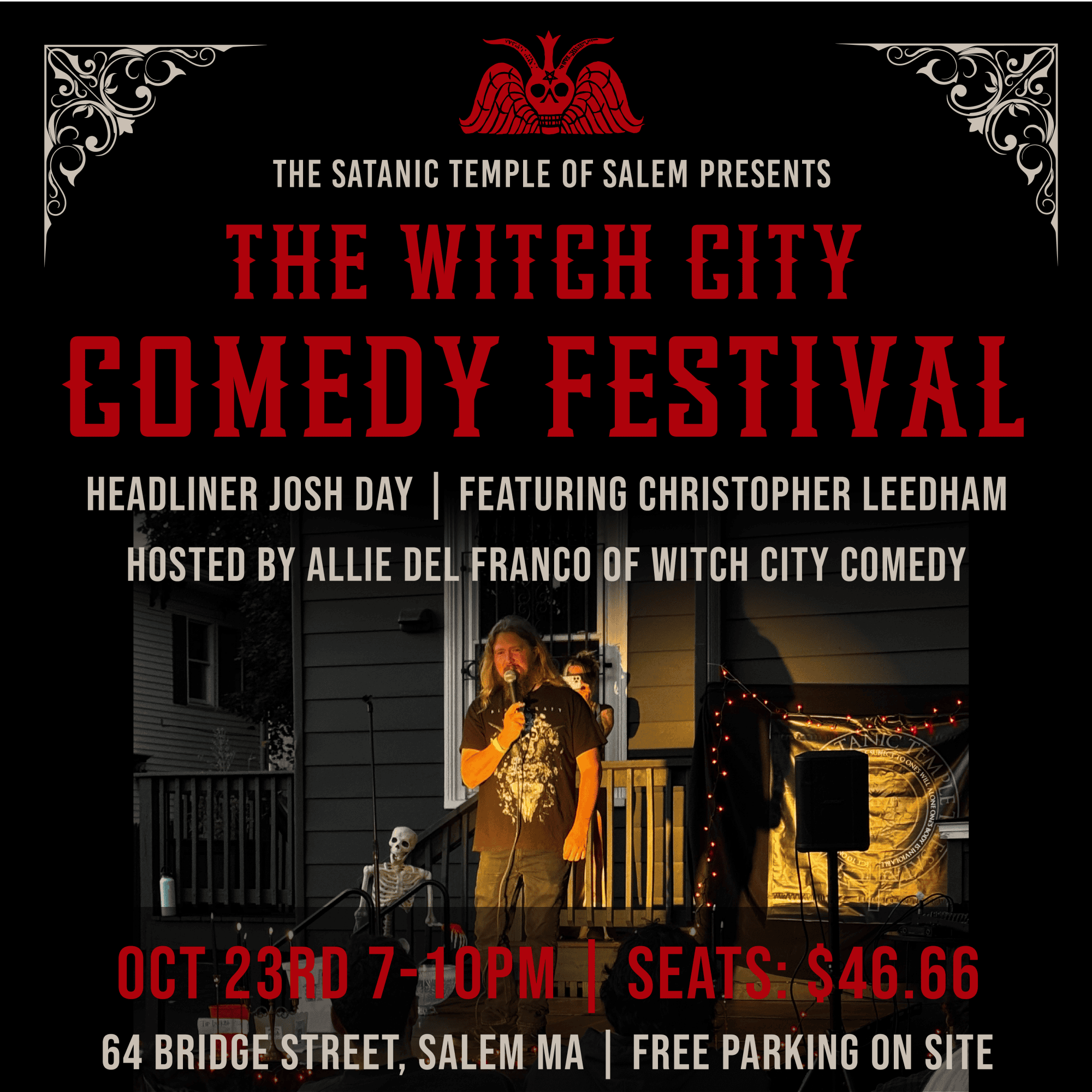 Witch City Comedy Festival at The Satanic Temple